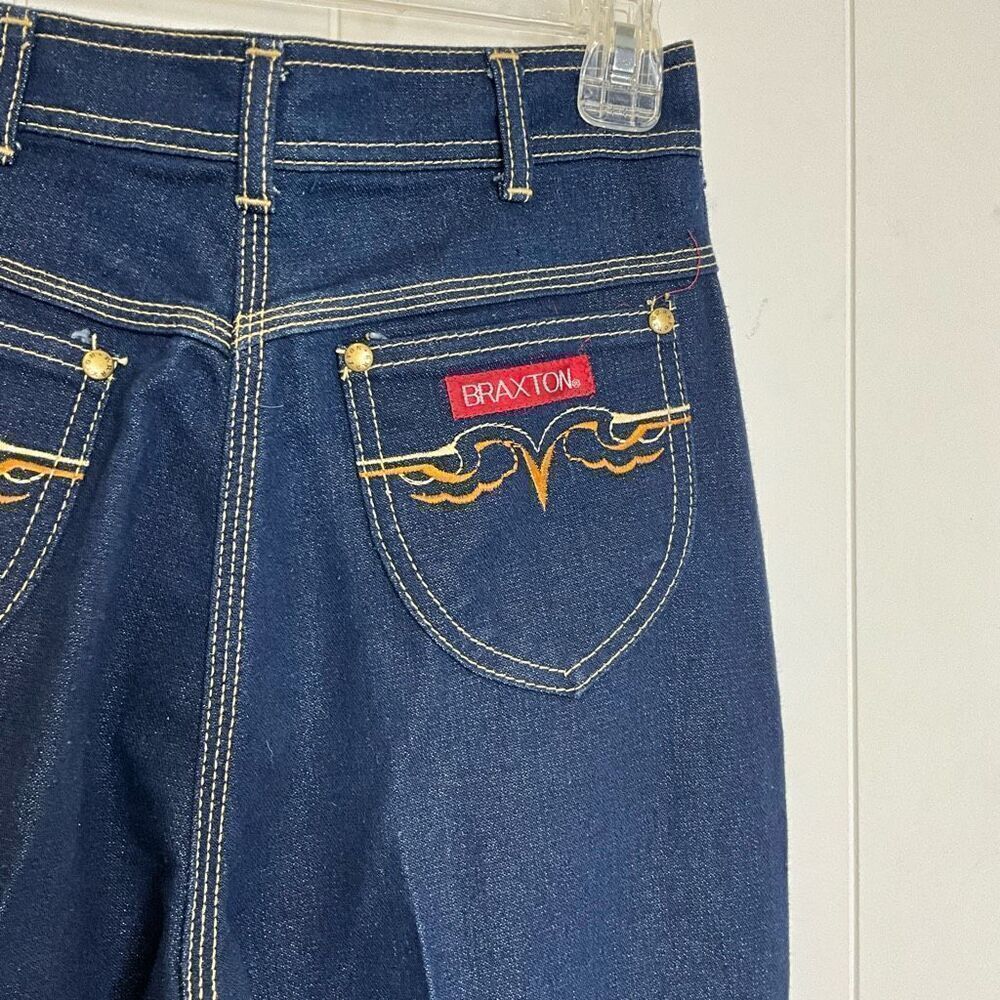 Vintage Braxton Women’s Size 10 Blue Denim Stretch Jeans 31” Inseam - Picture 8 of 12